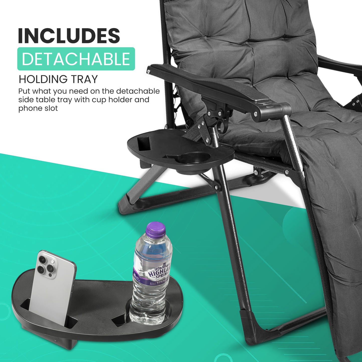 Garden Gravity Chair - Sun Lounger