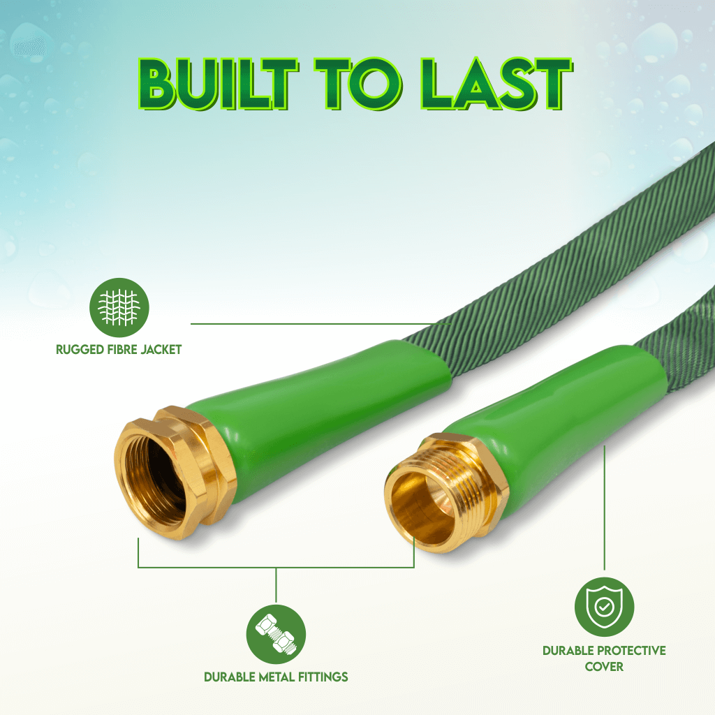FibreShield™ Pro Garden Hose Pipe - Compact | Lightweight | Kink-Free