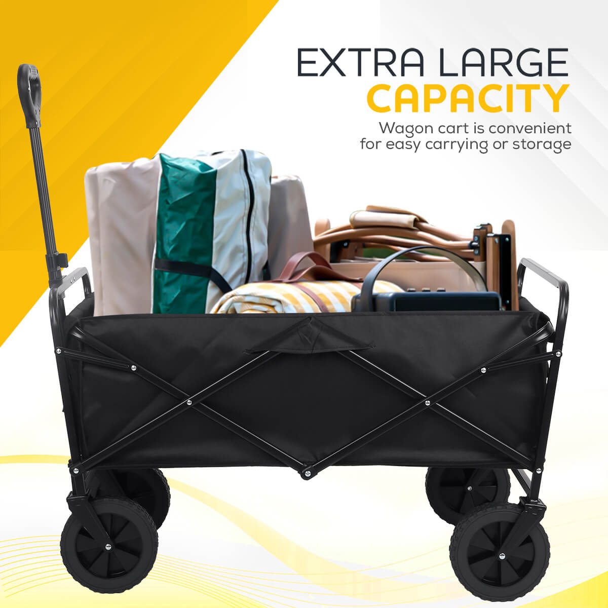 Folding Beach Wagon Trolley