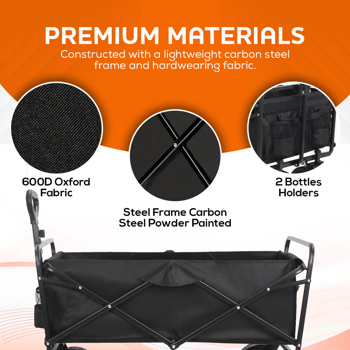 Folding Beach Wagon Trolley