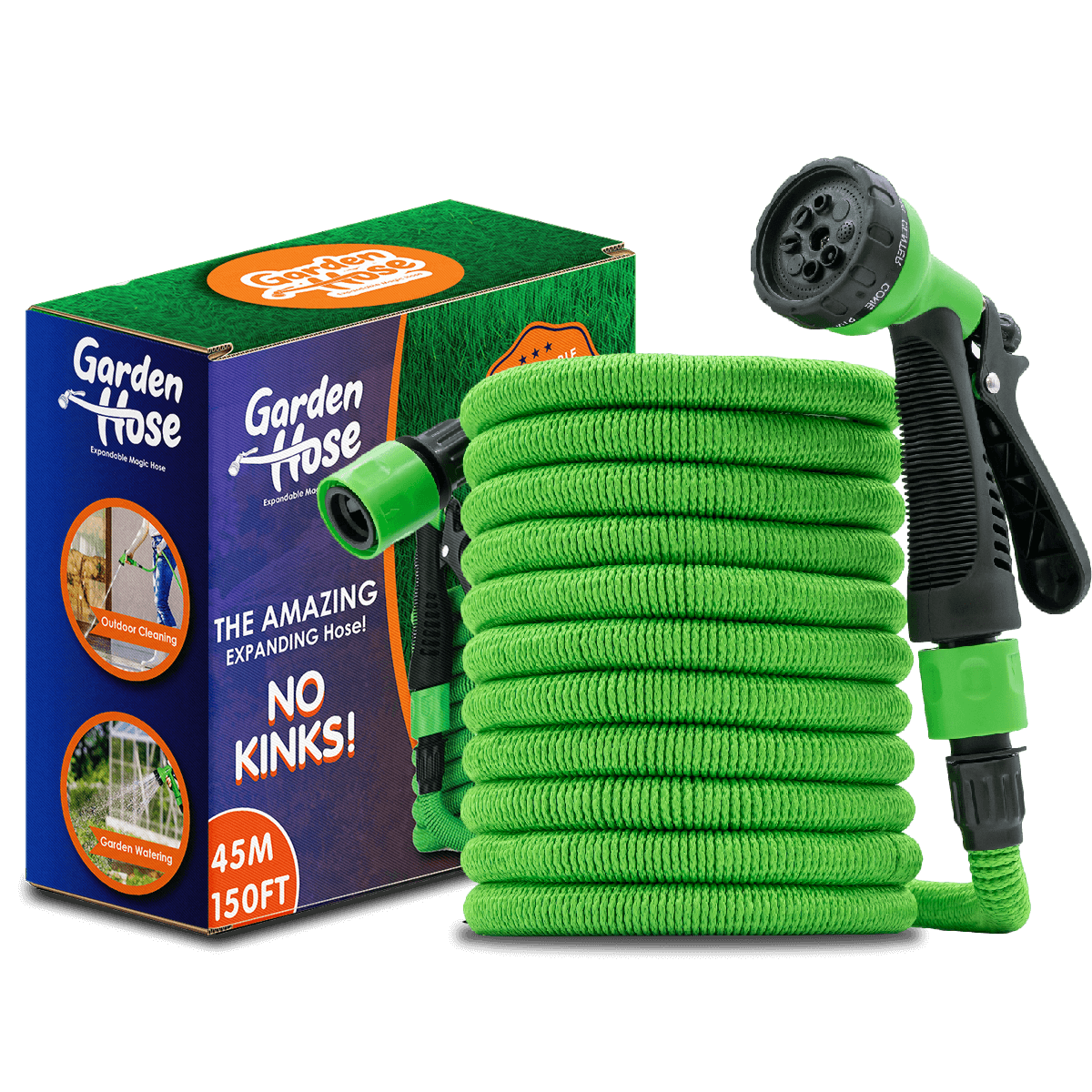 1 Magic Garden Hose! Expandable & Convenient! Magic Hose